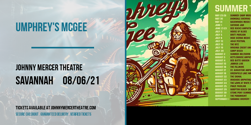 Umphrey's McGee [CANCELLED] at Johnny Mercer Theatre