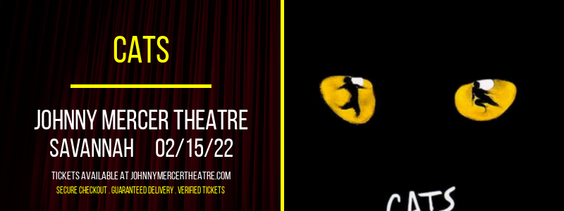 Cats at Johnny Mercer Theatre tickets Cats at Johnny Mercer Theatre