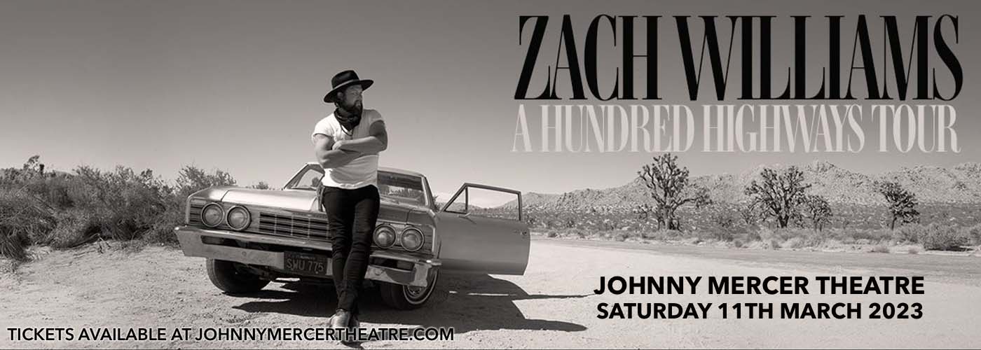 Zach Williams at Johnny Mercer Theatre