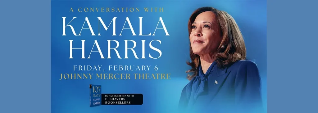Kamala Harris at Johnny Mercer Theatre
