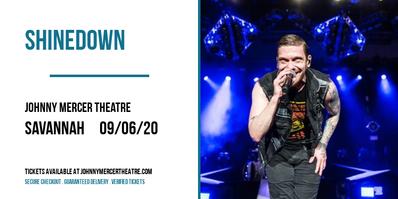 Shinedown at Johnny Mercer Theatre