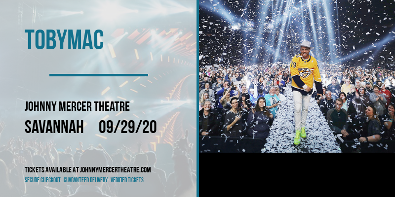 TobyMac at Johnny Mercer Theatre tickets TobyMac at Johnny Mercer Theatre