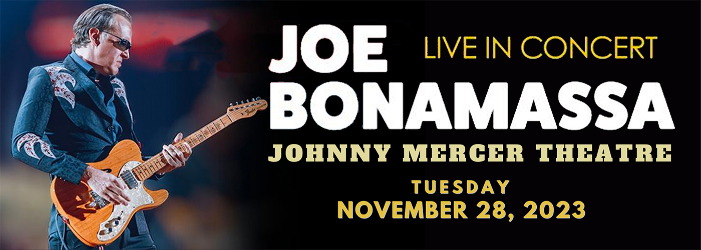 Joe Bonamassa at Johnny Mercer Theatre